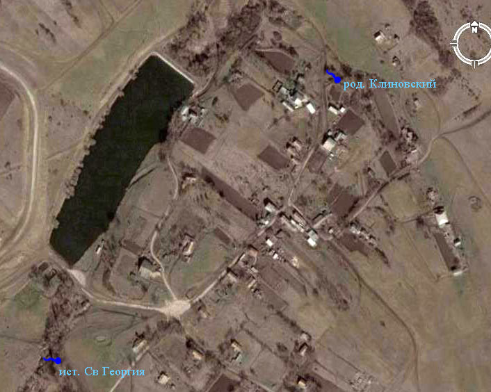 Фото из космоса села Клиновка