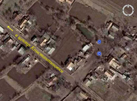 Фото из космоса части села Константиновки