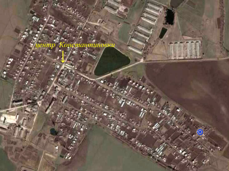 Фото из космоса села Константиновки