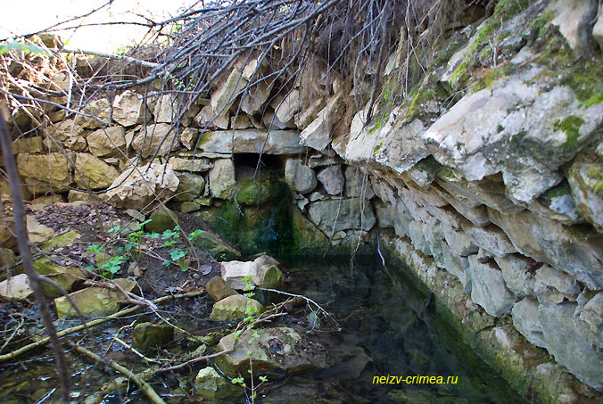 Развалины каптажа источника Поповский II